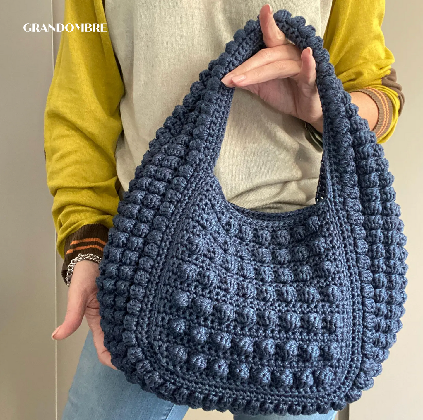 Sac à Main Texturé en Crochet