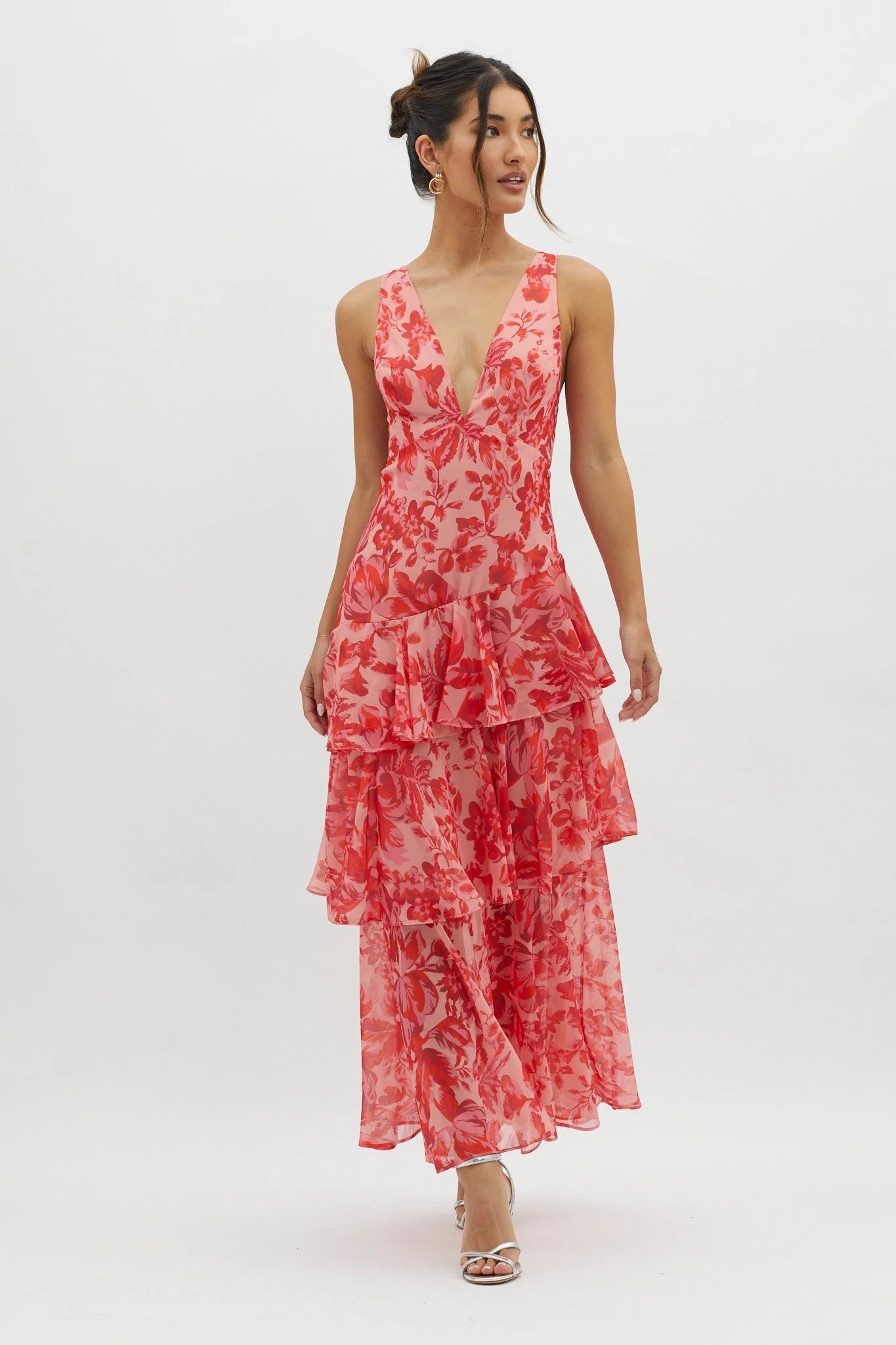 Faye™ | Robe Midi Évasée Bloom