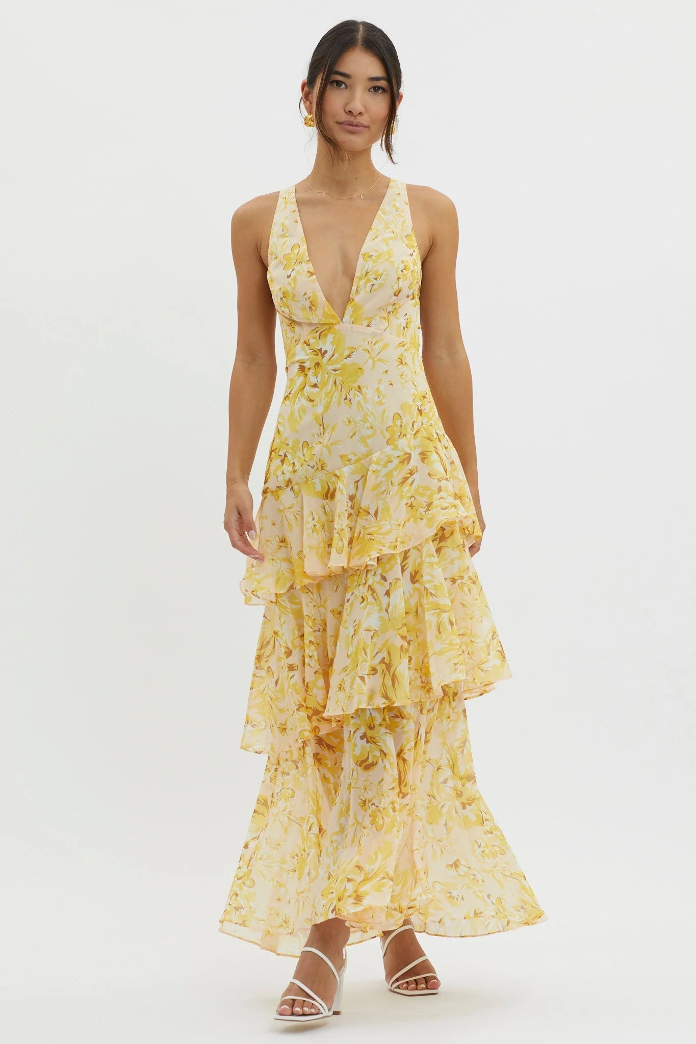 Faye™ | Robe Midi Évasée Bloom
