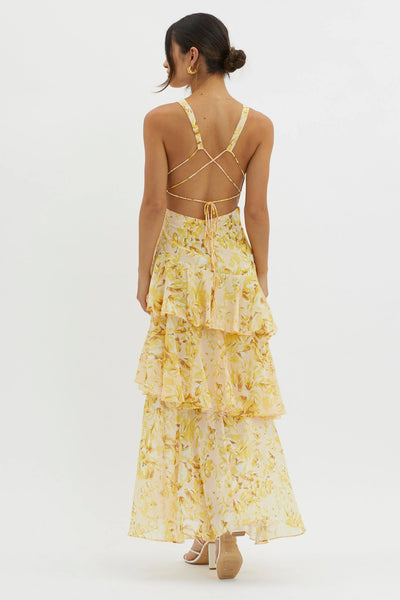 Faye™ | Robe Midi Évasée Bloom