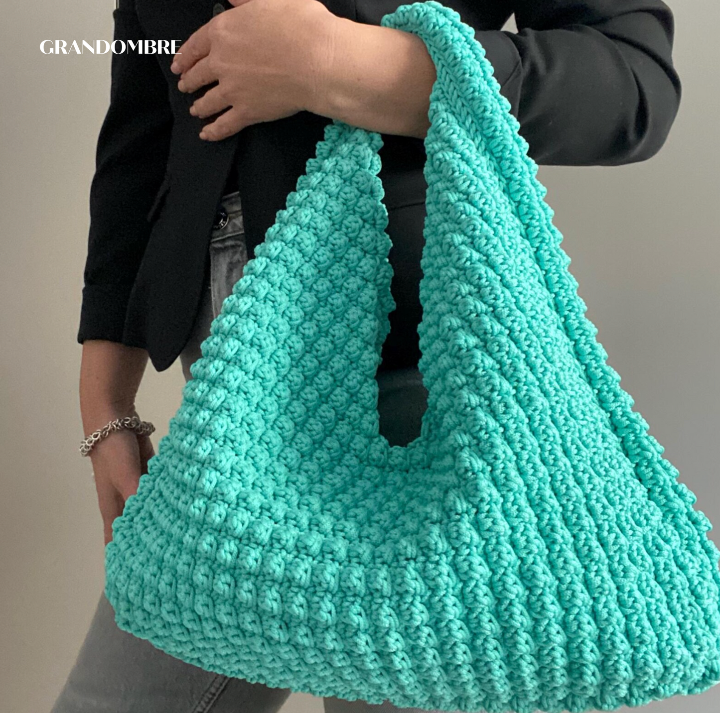 Grand Sac Texturé en Crochet