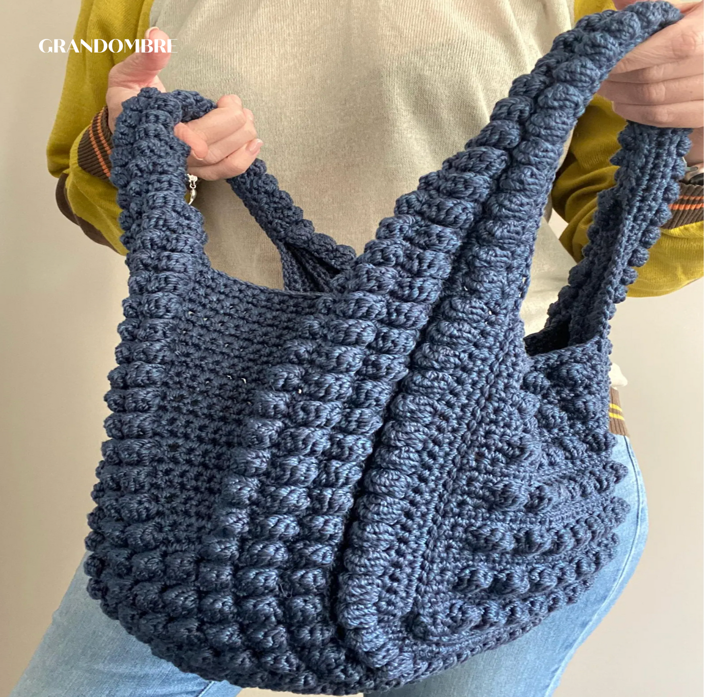 Sac à Main Texturé en Crochet